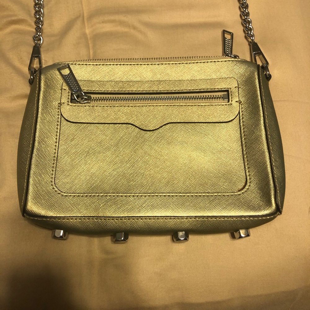 Rebecca minkoff golden mini mac worn twice.